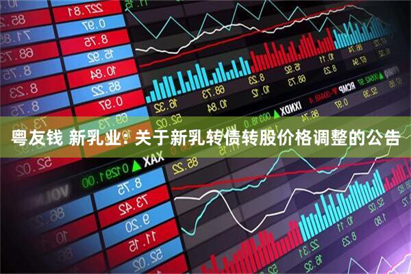 粤友钱 新乳业: 关于新乳转债转股价格调整的公告